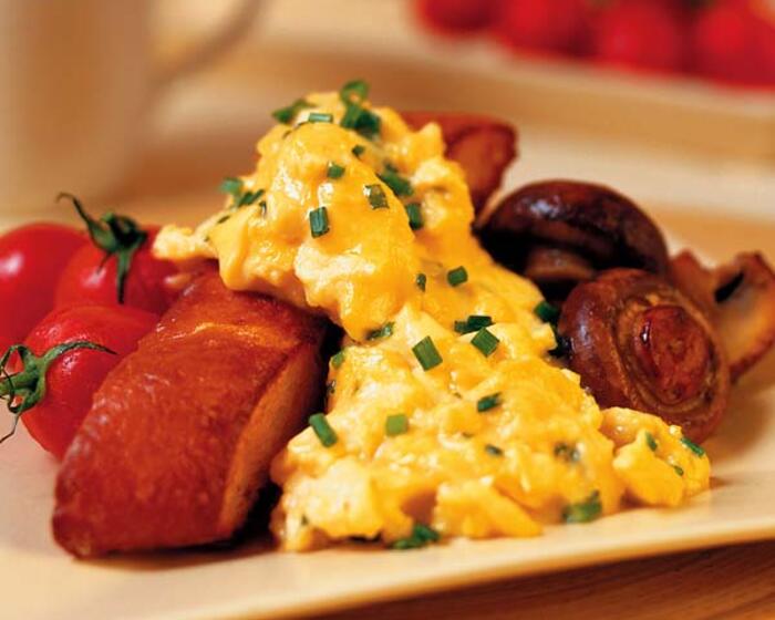 Scrambled Eggs with Mushroom