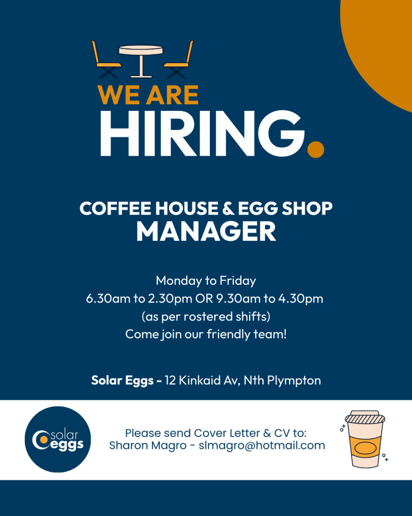 Coffee House and Egg Shop Manager